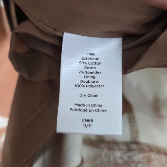 Talbots Paisley Sheath Knee Length Dress Size 8 - Picture 10 of 10